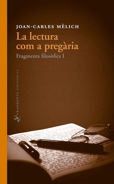 La lectura com a pregària | 9788415518051 | Joan Carles Mèlich