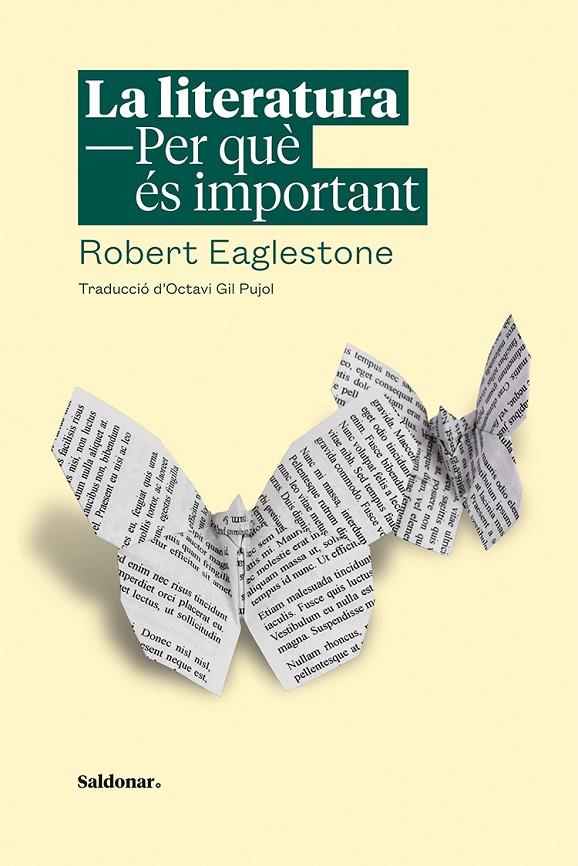 La literatura. Per què és important | 9788417611446 | Eaglestone, Robert