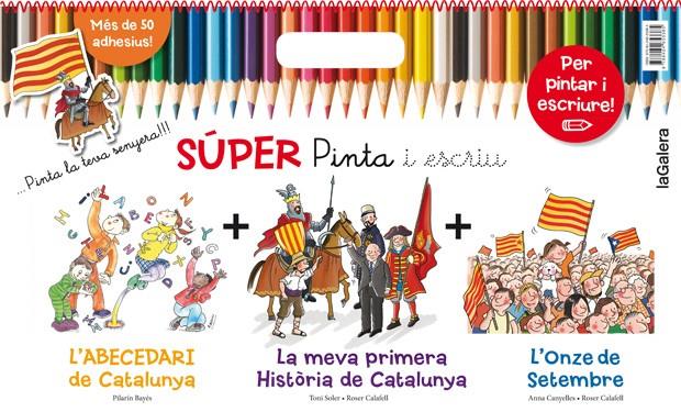 Súper pinta i escriu Catalunya | 9788424653385 | Canyelles, Anna / Soler i Guasch, Toni / Bayés, Pilarín