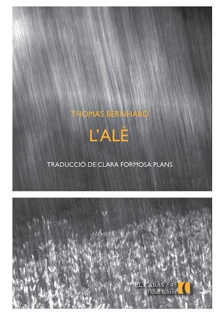 L alè | 9788492574865 | Thomas Bernhard