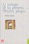 La teología de los primeros filósfos griegos | 9789681606312 | Werner Jaeger