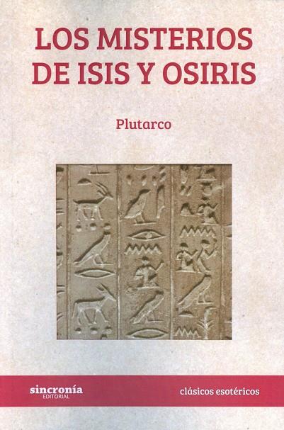 Los misterios de isis y Osiris | 9788494545221 | Plutarc