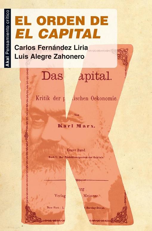 El orden de El Capital | 9788446031031 | Fernández Liria, Carlos / Alegre Zahonero, Luis