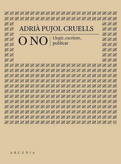 O no | 9788412745733 | Pujol Cruells, Adrià