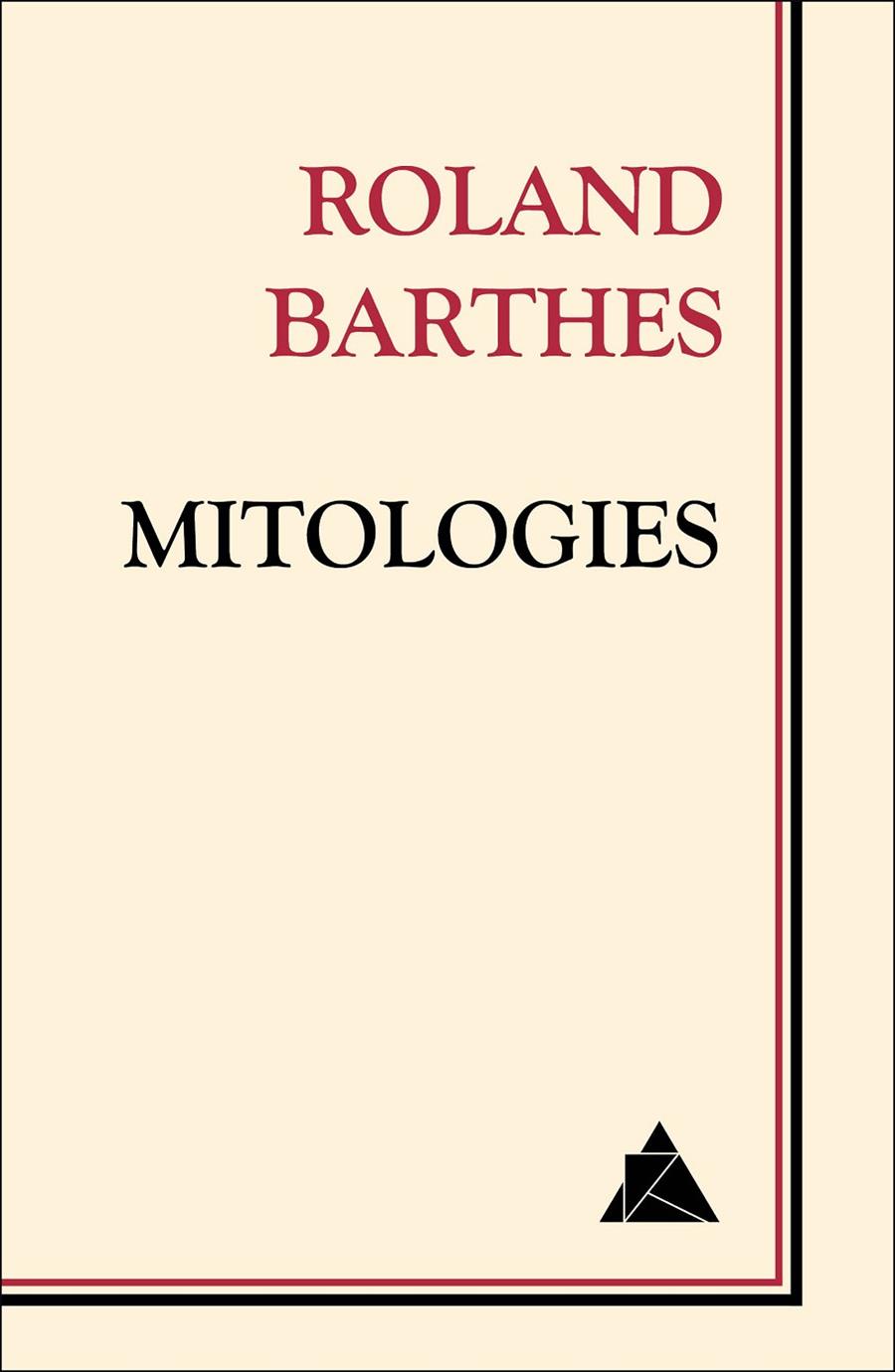 Mitologies | 9788493971984 | Roland Barthes