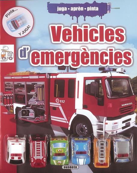 Juga aprèn pinta vehicles d emergències | 9788467734898 | Susaeta, Equip