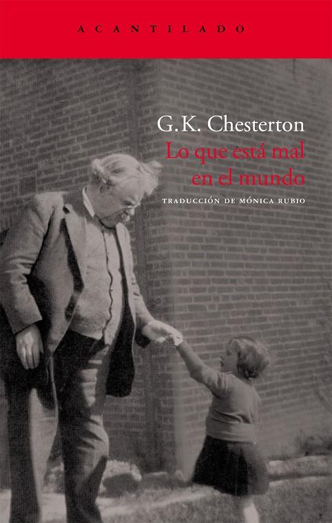 Lo que está mal en el mundo | 9788496834736 | G. K. Chesterton