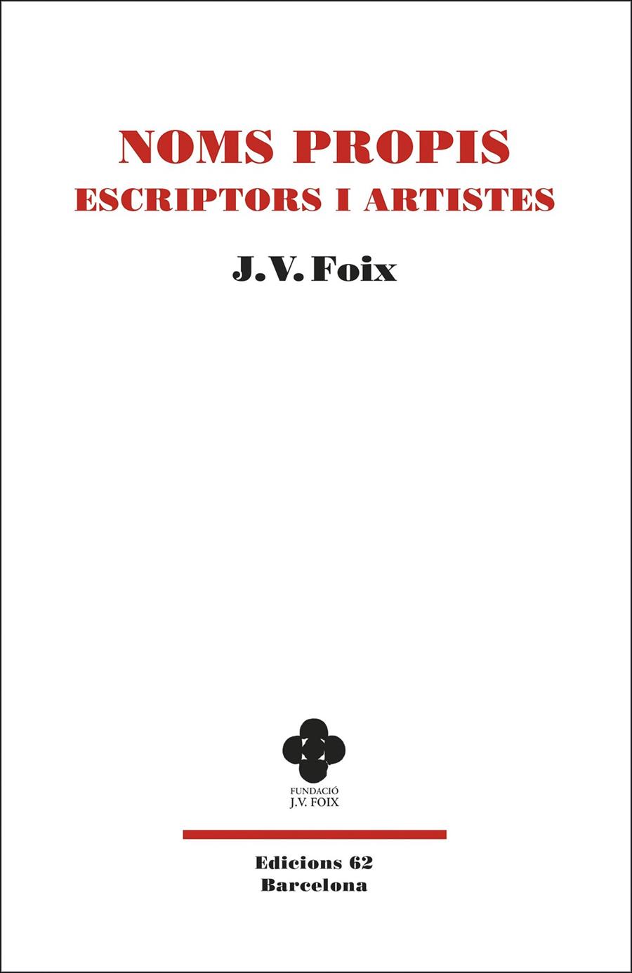 Noms propis. Escriptors i artistes | 9788429778229 | J. V. Foix