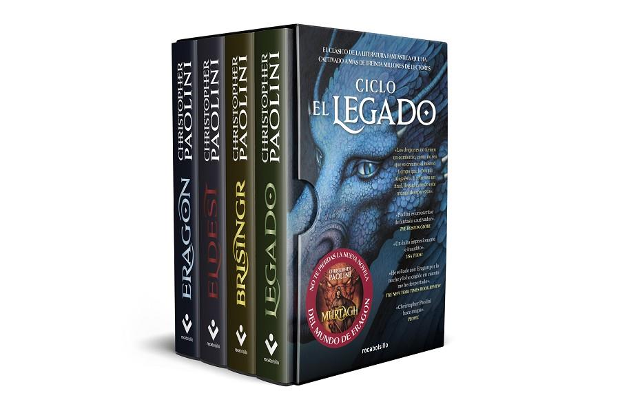 Ciclo El Legado (edición estuche con: Eragon | Eldest | Brisingr | Legado) | 9788419498526 | Paolini, Christopher