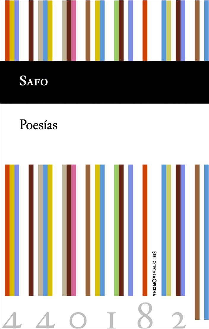 Poesías (Safo) | 9788494440182 | Safo