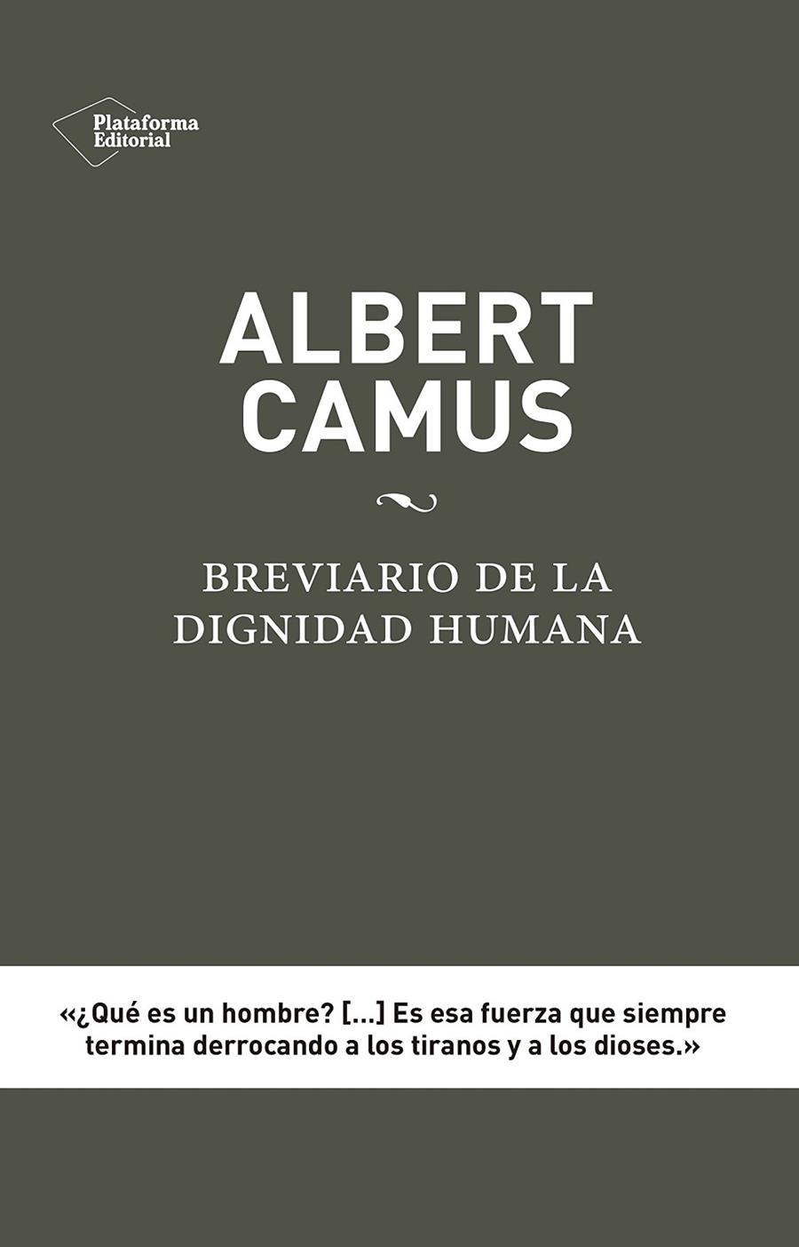 Breviario de la dignidad humana | 9788416620012 | Albert Camus