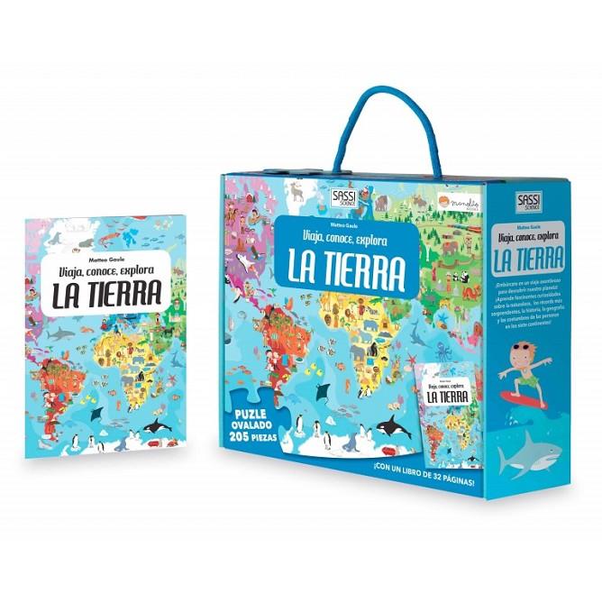 La Terra. Viaja, Conoce, Explora. Con puzzle. Edic. il·lustrat (Català) | 9788418127588 | M. Gaule