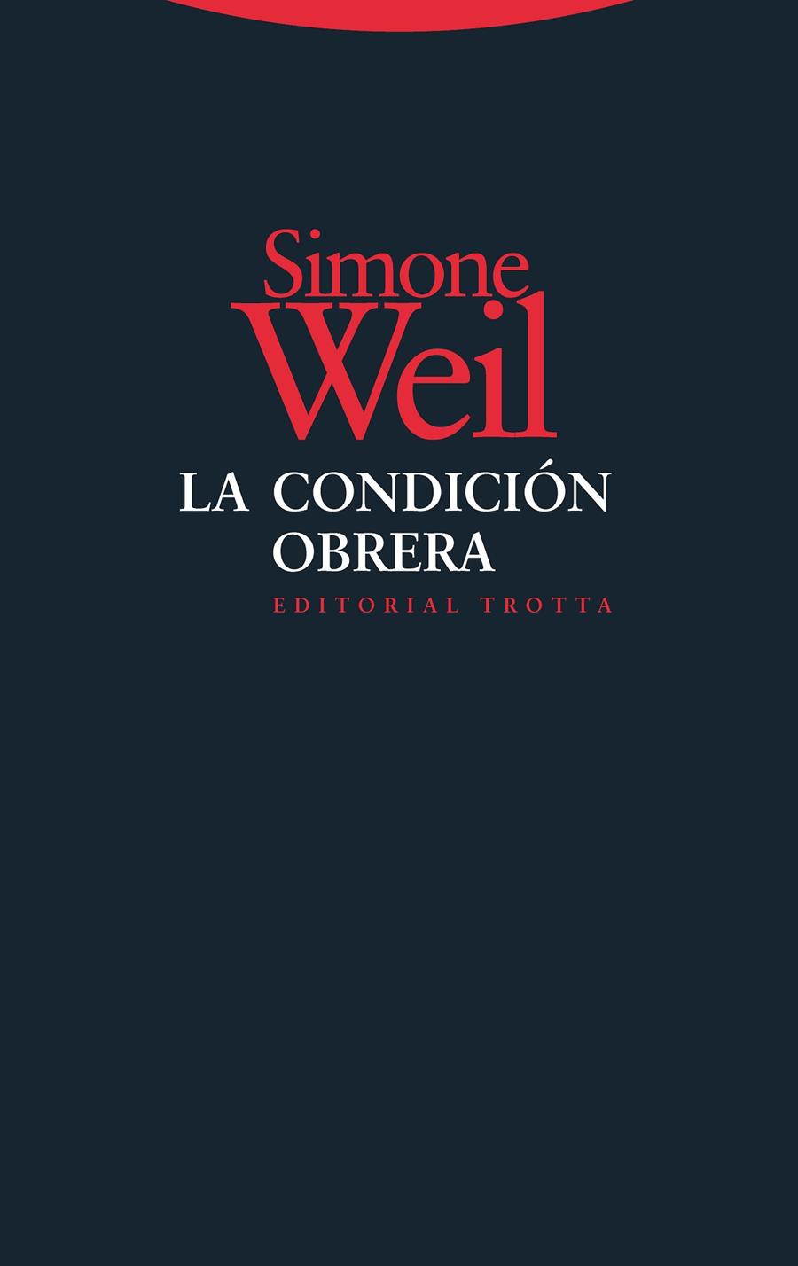 La condición obrera | 9788498794687 | Weil, Simone