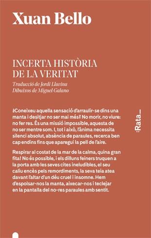 Incerta història dela veritat | 9788416738199 | Xuan Bello