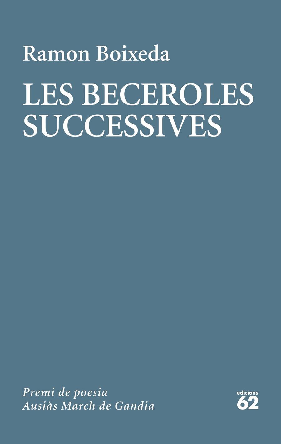 Les beceroles successives | 9788429778236 | Ramon Boixeda