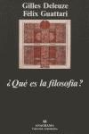 Qué es la filosofía? | 9788433913647 | Gilles Deleuze, Félix Guattari