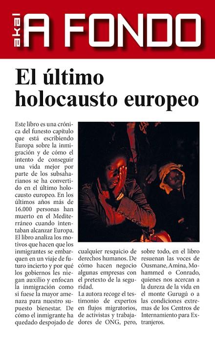 El último holocausto europeo | 9788446041054 | Hidalgo Arenas, Susana