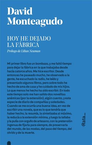 Hoy he dejado la fábrica | 9788416738281 | David Monteagudo