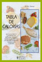 Tabla de calorías (Hispano Europea) | 9788425512285 | Dorosz, Ph.