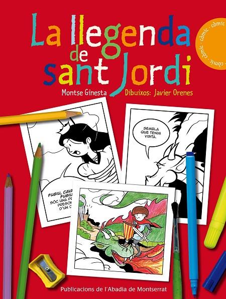 La llegenda de Sant Jordi. Quadern per pintar | 9788498836691 | Ginesta Clavell, Montserrat