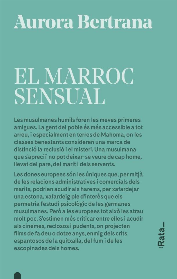 El Marroc sensual | 9788416738601 | Bertrana, Aurora