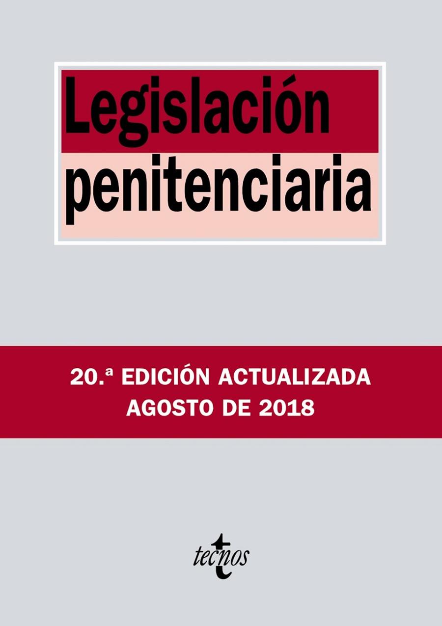 Legislación penitenciaria | 9788430975198 | Editorial Tecnos