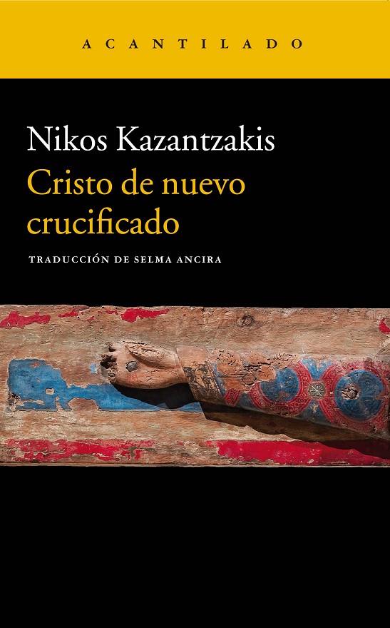 Cristo de nuevo crucificado | 9788417346324 | Nikos Kazantzakis