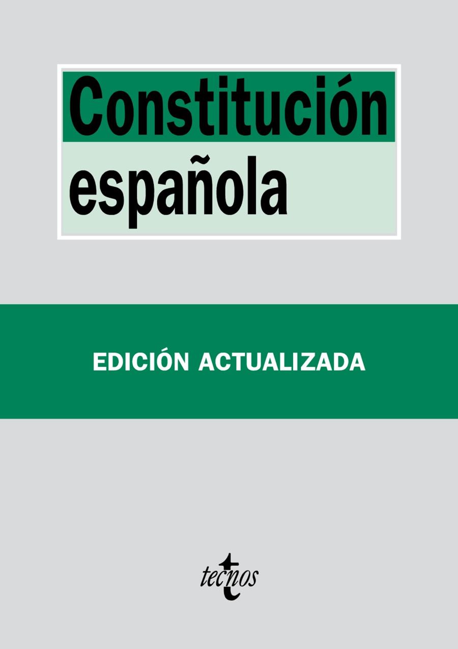 Constitución española | 9788430969432 | Editorial Tecnos