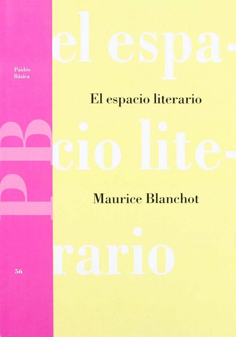 El espacio literario | 9788475097152 | Blanchot, Maurice