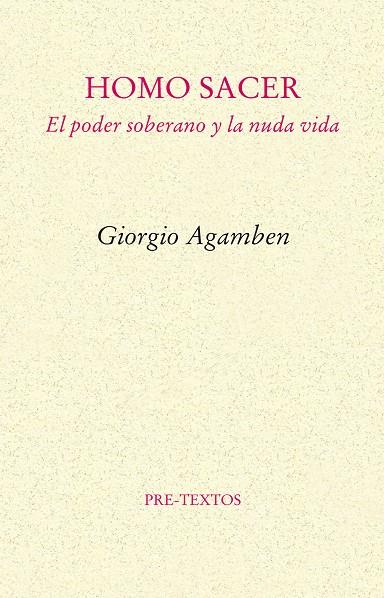 Homo sacer | 9788481912067 | Giorgio Agamben