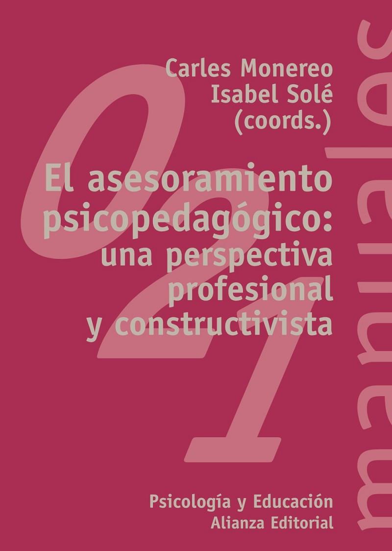 Asesoramiento psicopedagogico | 9788420681948 | Monereo, Carles / Solé, Isabel