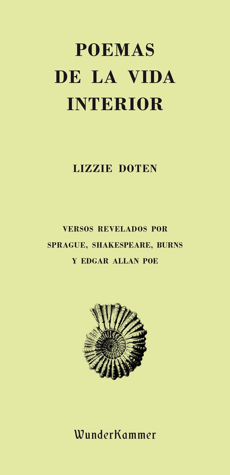 Poemas de la vida interior | 9788494587955 | Lizzie Doten