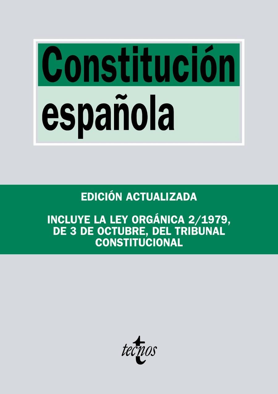 Constitución española NE | 9788430977178 | Editorial Tecnos