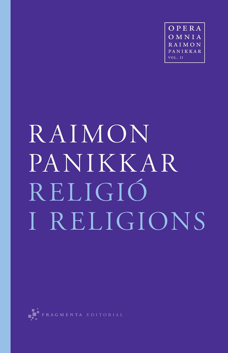 Religió i religions | 9788492416516 | Raimon Panikkar